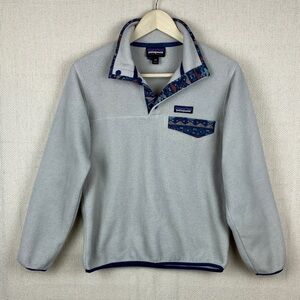 Patagonia Synchilla Snap-T Fleece Pullover Pelican Stone Blue